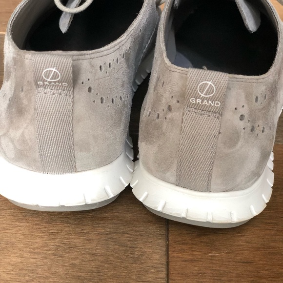 Cole Haan Zero Grand wingtip oxford in Ironstone - Picture 4 of 8